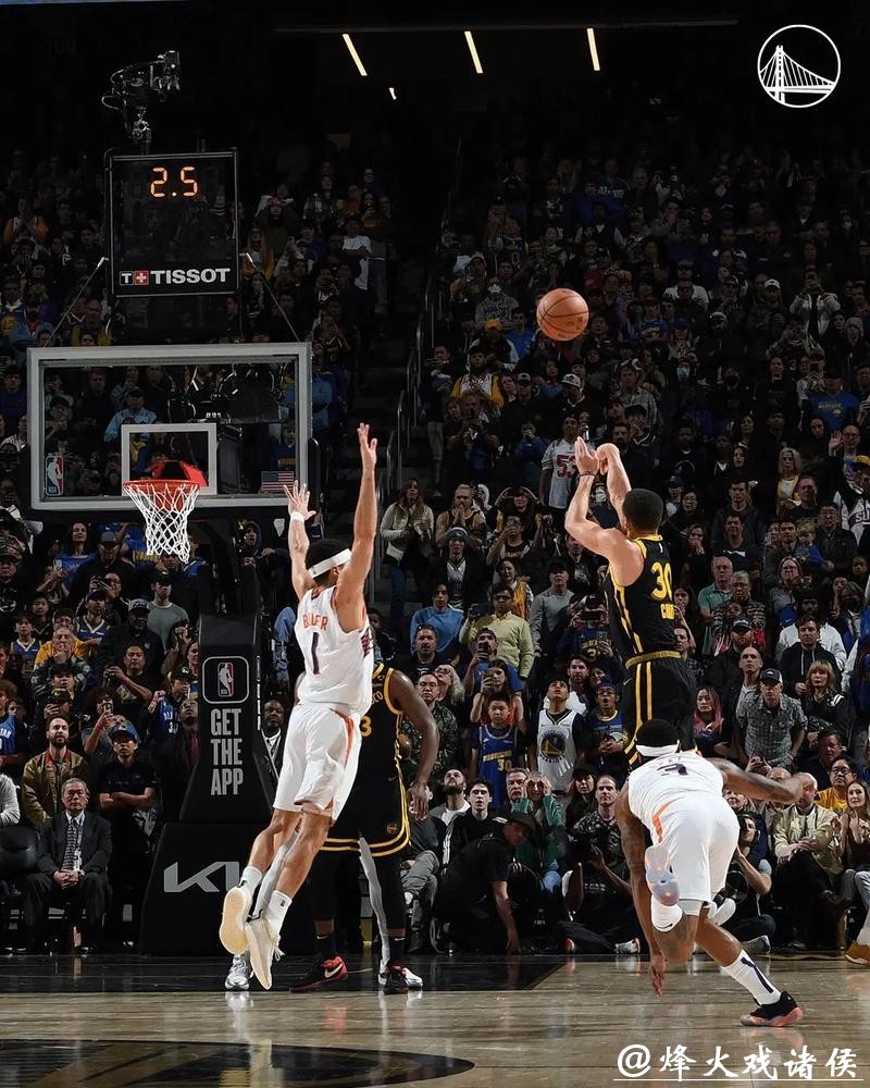 库里砍28分助勇士险胜太阳119-116，终结三连败
